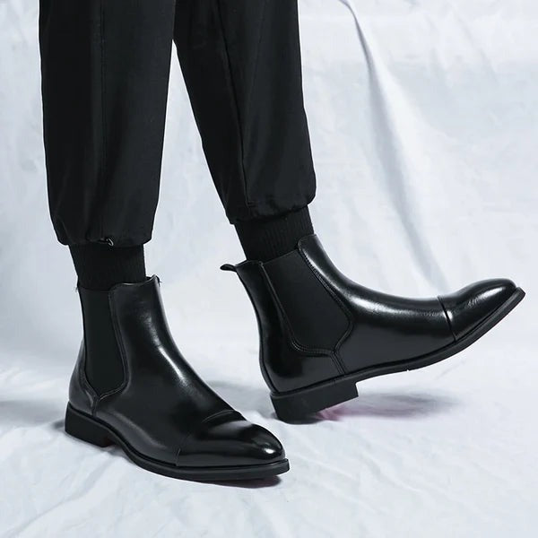 Men's Leather Boots Stylish Durable Comfortable Casual Smart Everyday