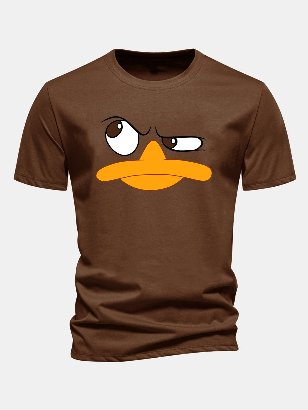 Men's Graphic T Shirt Cartoon Face Print Casual Fit