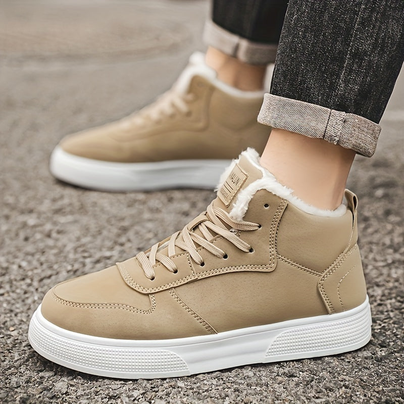Women's Fleece-Lined Winter Lace-Up High-Tops