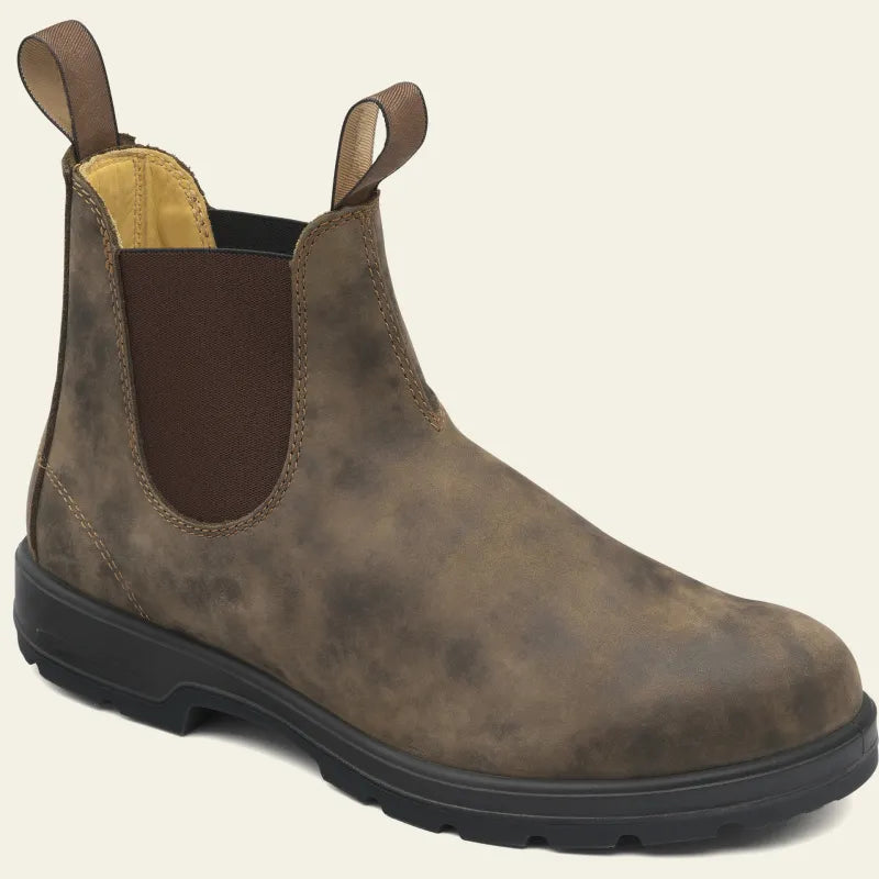 Men's Waterproof Chelsea Boots Slip On Vegan Leather Footwear