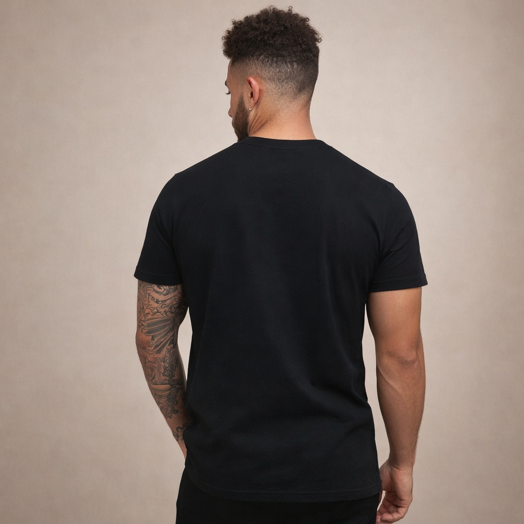 Men's Slim Fit Crew Neck Essential Cotton T Shirt