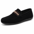 Men's Slip On Loafers Striped Detail Lightweight Casual Shoes