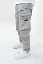 Men's Cargo Pocket Trousers Durable Utility Pants Comfortable Outdoor