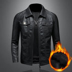 Men's Vintage Leather Jacket Durable Comfortable Stylish Classic Everyday