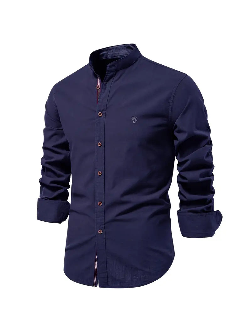 Men's Classic Button Shirt Elegant Comfortable Breathable Stylish Casual