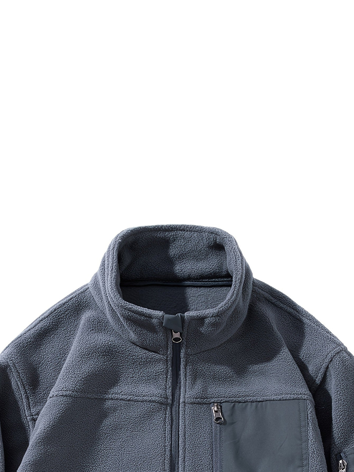 Women's Zip-Pocket Outdoor Jacket with Stand-Up Collar