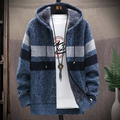 Men's Hooded Zip Up Cardigan Soft Lightweight Layer
