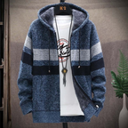 Men's Hooded Zip Up Cardigan Soft Lightweight Layer
