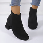 Women's Chelsea Ankle Boot with Block Heel