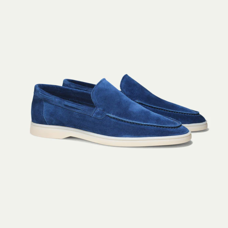 Men's Suede Slip On Loafers Smart Casual Driving Shoes