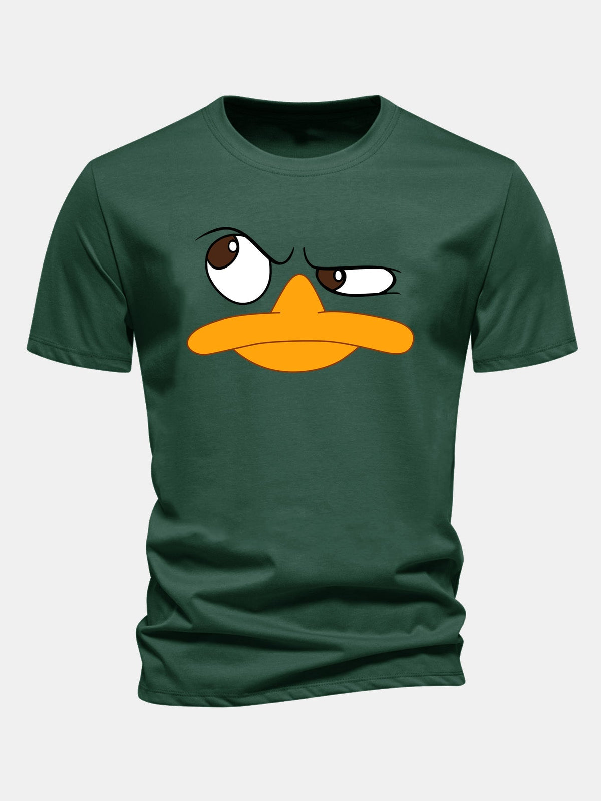 Men's Graphic T Shirt Cartoon Face Print Casual Fit