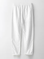Men's Airy Mesh Shirt and Linen Blend Trousers Lightweight