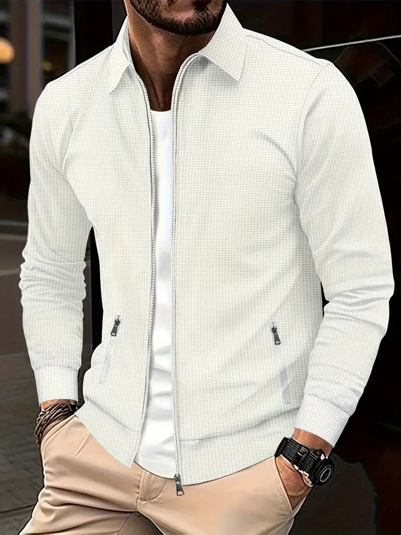 Men's Zip Up Shirt Comfortable Stylish Durable Versatile Smart