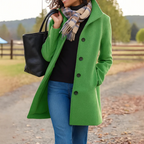 Women's Classic Coat with Buttons