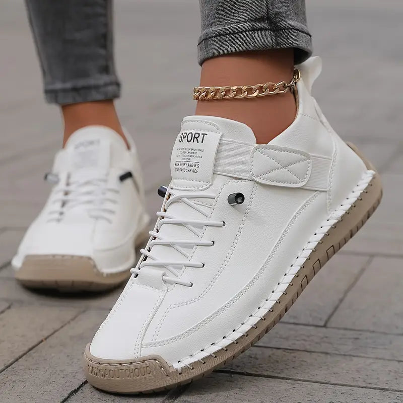 Women's Orthopedic Leather Sneakers Everyday Comfort