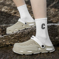 Men's Breathable Ergonomic Clogs Lightweight Slip On Shoes