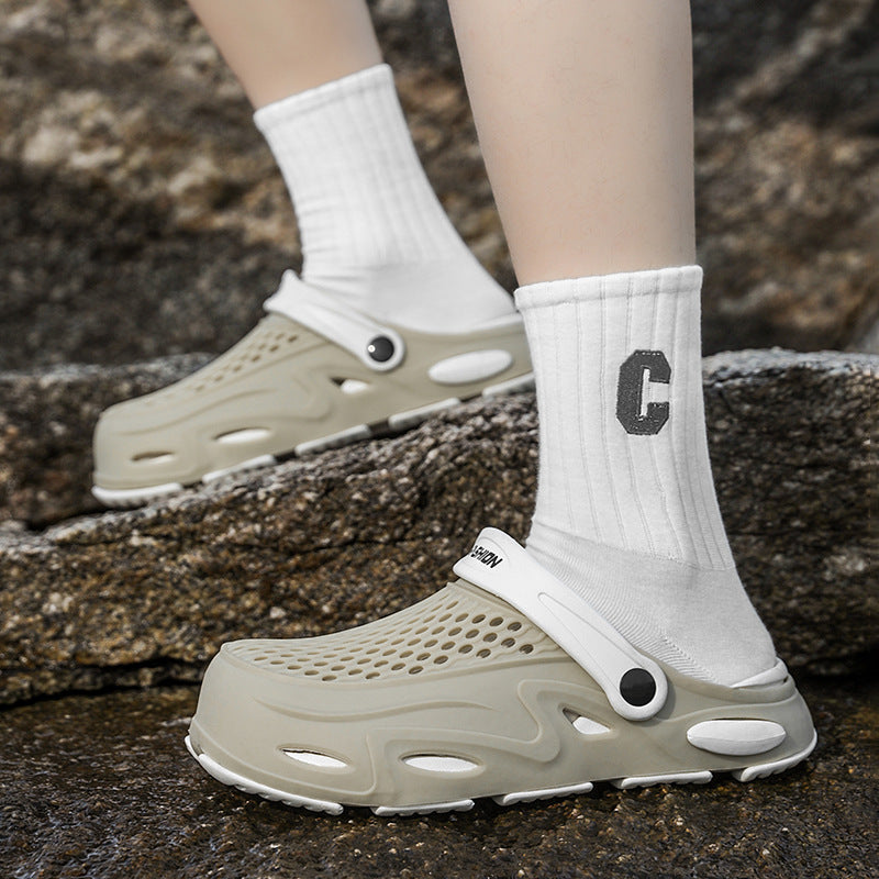 Men's Breathable Ergonomic Clogs Lightweight Slip On Shoes