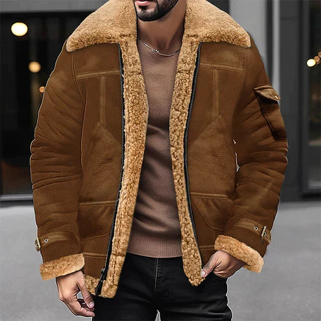 Men's Sherpa Jacket Lightweight, Warm, and Stylish for Everyday