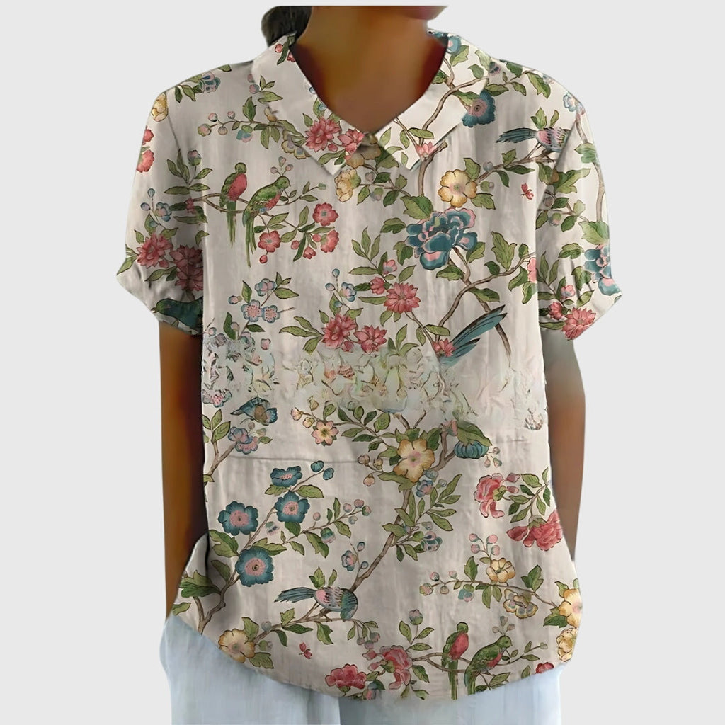 Women's Floral Blouse
