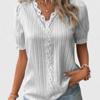 Women's Elegant V-Neck Blouse