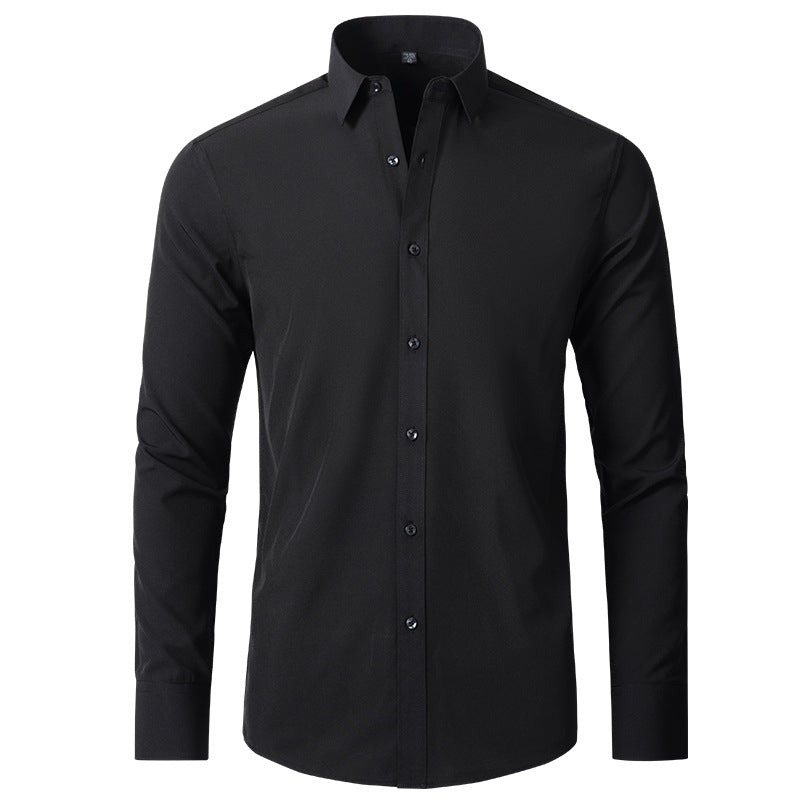 Men's Stretch Dress Shirt Wrinkle Resistant Slim Fit Shirt