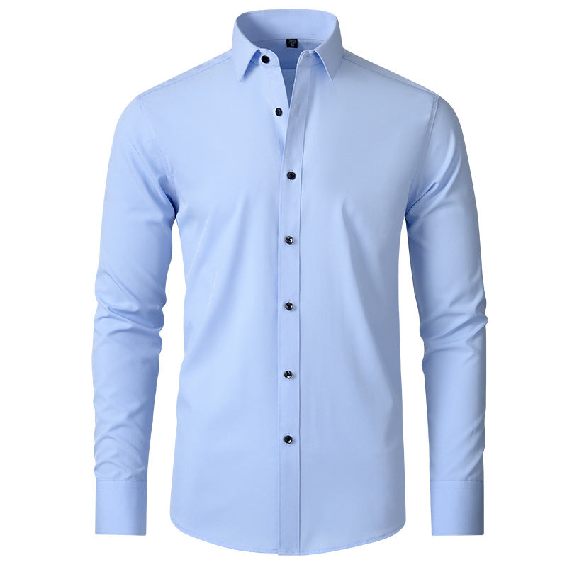 Men's Stretch Dress Shirt Wrinkle Resistant Slim Fit Shirt