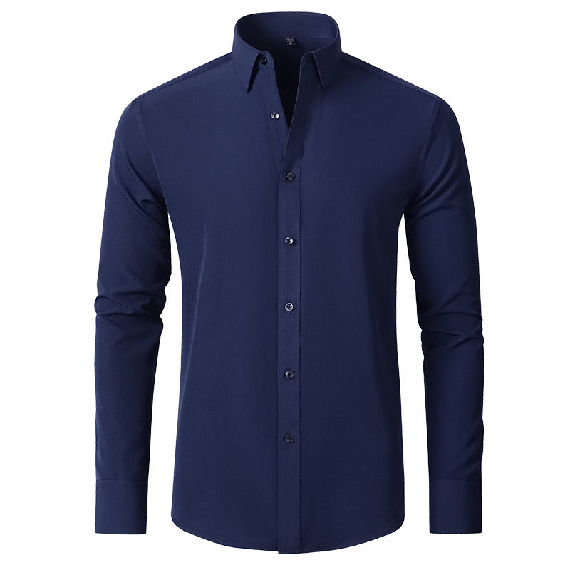 Men's Stretch Dress Shirt Wrinkle Resistant Slim Fit Shirt