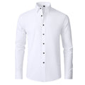 Men's Stretch Dress Shirt Wrinkle Resistant Slim Fit Shirt