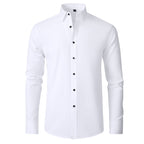 Men's Stretch Dress Shirt Wrinkle Resistant Slim Fit Shirt
