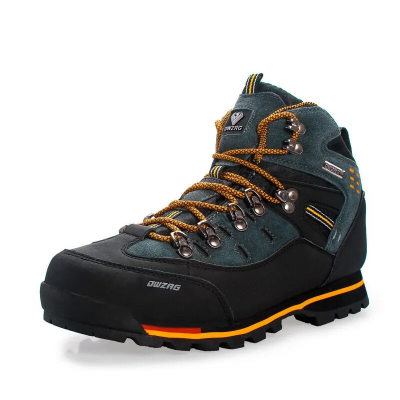 Men's Hiking Boots Rugged High Top Outdoor Shoes