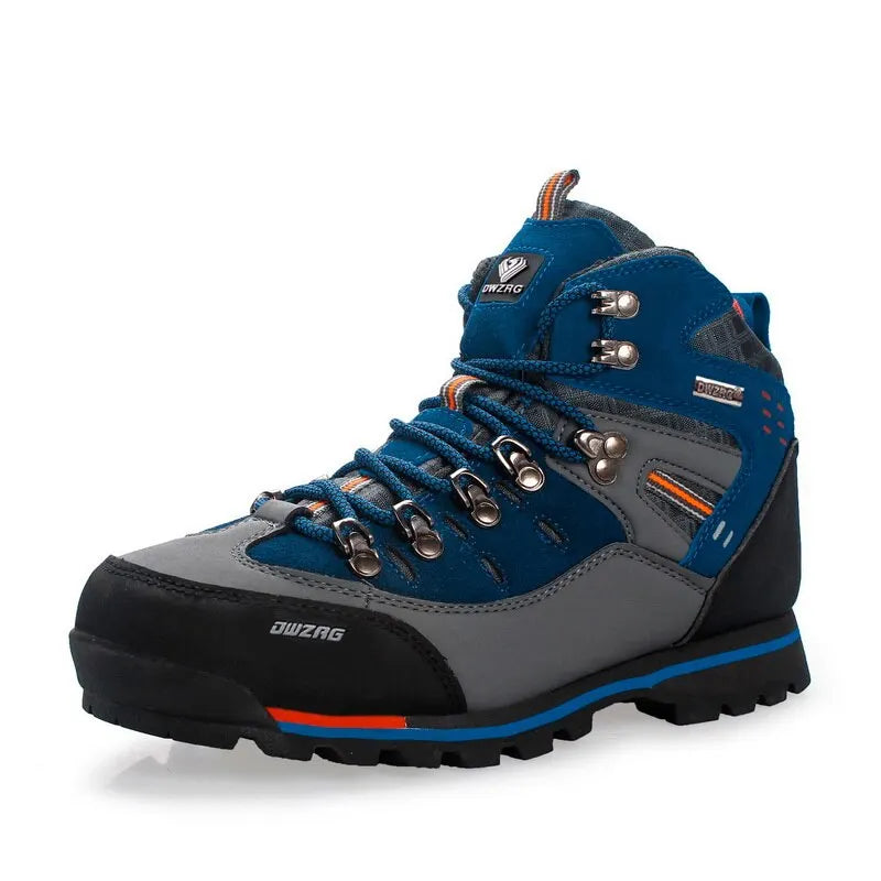 Men's Hiking Boots Rugged High Top Outdoor Shoes