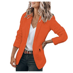 Women's Open-Front Office Blazer – Lightweight Tailored Layer