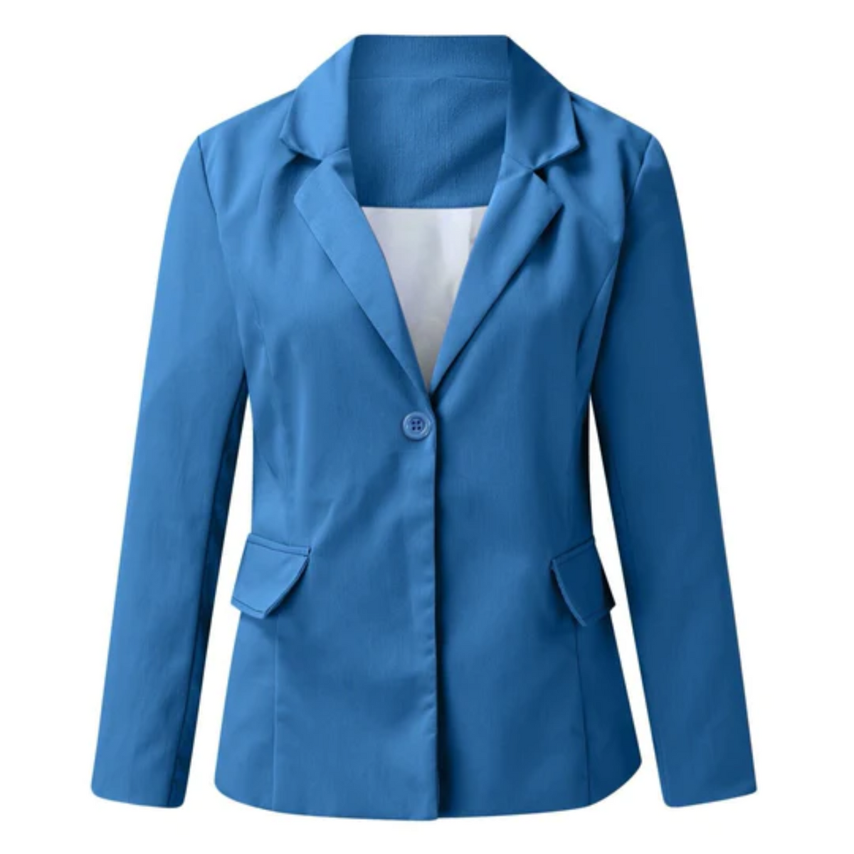 Women's Open-Front Office Blazer – Lightweight Tailored Layer
