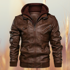 Men's Biker Leather Jacket Stylish Durable Comfortable Casual Smart