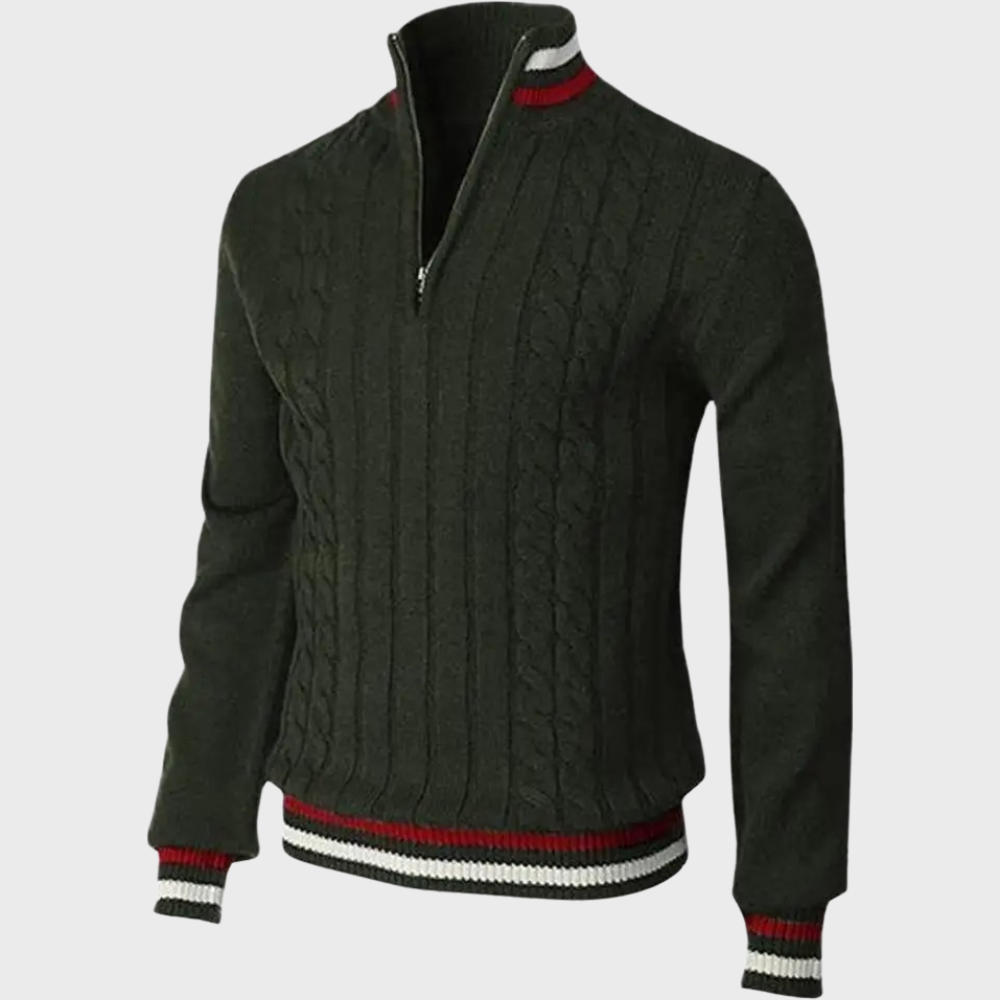 Men's Half Zip Sweater Stylish Comfortable Breathable Smart Casual