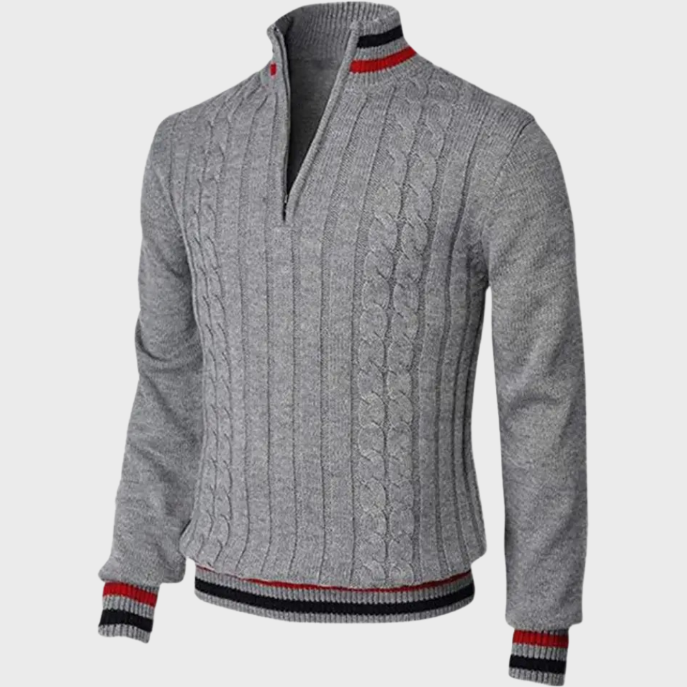 Men's Half Zip Sweater Stylish Comfortable Breathable Smart Casual