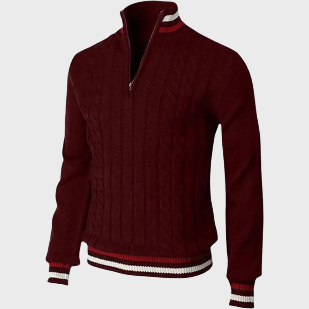 Men's Half Zip Sweater Stylish Comfortable Breathable Smart Casual