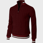 Men's Half Zip Sweater Stylish Comfortable Breathable Smart Casual