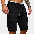 Men's Drawstring Cargo Shorts Relaxed Fit Utility Summer Wear