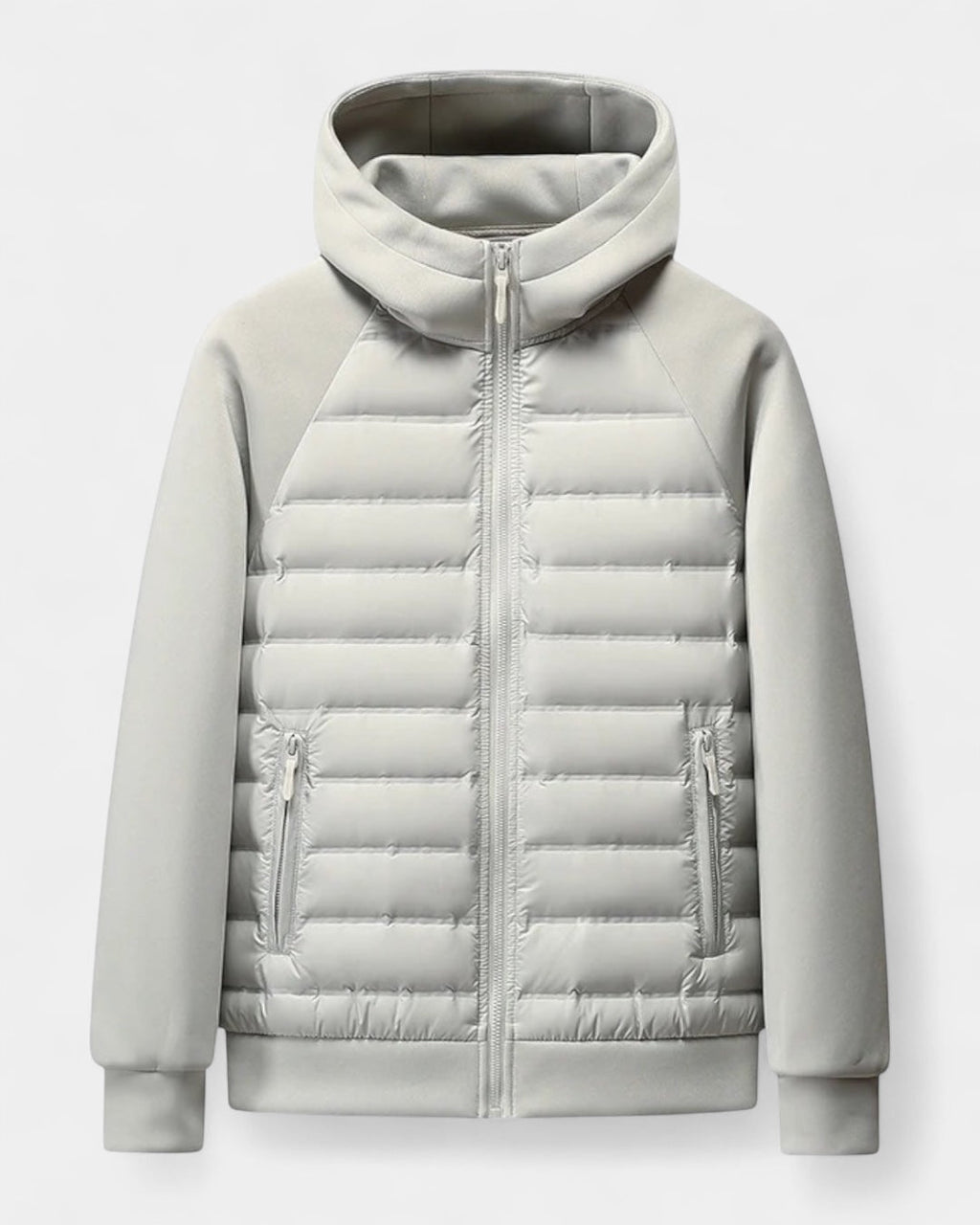 Men's Hooded Hybrid Softshell Jacket Lightweight Autumn Winter Layer