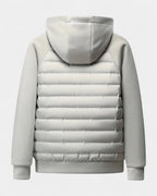 Men's Hooded Hybrid Softshell Jacket Lightweight Autumn Winter Layer