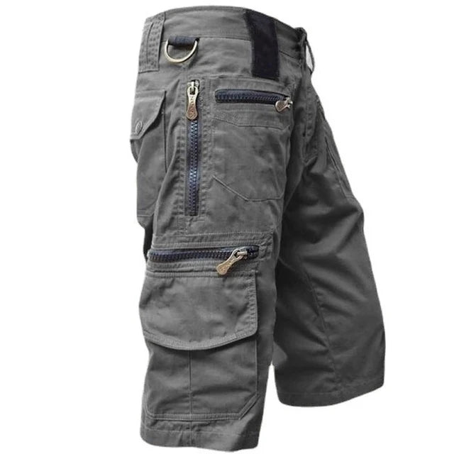 Men's Cargo Shorts Multi Pocket Utility Zip Outdoor Style