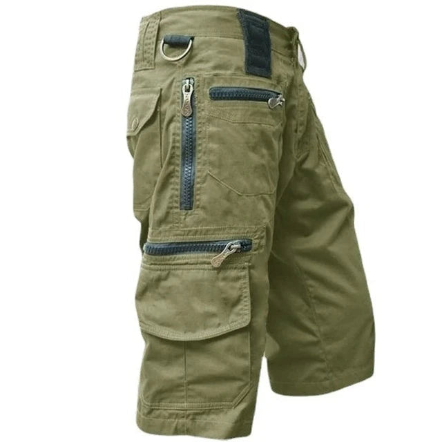 Men's Cargo Shorts Multi Pocket Utility Zip Outdoor Style