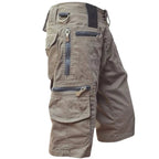 Men's Cargo Shorts Multi Pocket Utility Zip Outdoor Style