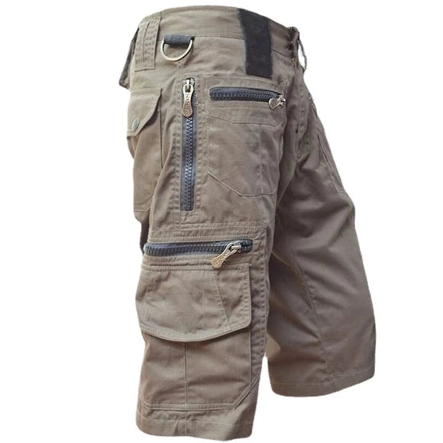 Men's Cargo Shorts Multi Pocket Utility Zip Outdoor Style