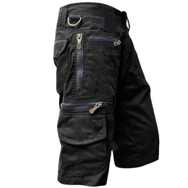 Men's Cargo Shorts Multi Pocket Utility Zip Outdoor Style