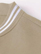 Men's Colour Block Jacket Casual Baseball Collar Zip Up
