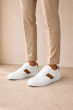 Men's Lace Up Casual Sneakers Flat Sole Everyday Shoes