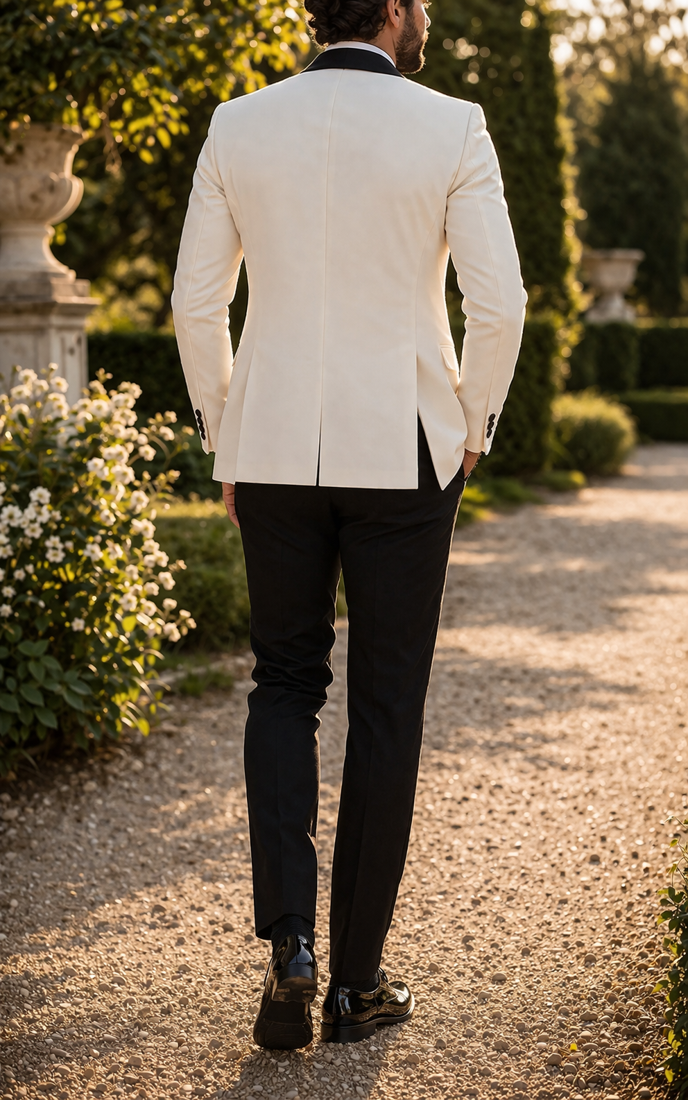 Men's Three Piece Tuxedo Suit Shawl Lapel Wedding Formalwear