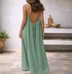 Women's Maxi Dress Spaghetti Strap Sundress